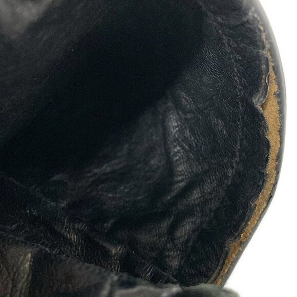 Auth PRADA - BR4344 Black Silver Leather Hardware Handbag - Picture 13 of 16